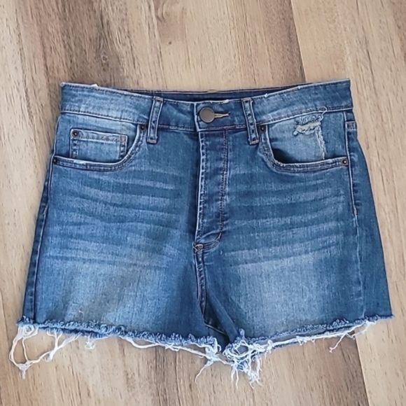 STS Blue Kate High Rise Cutoff Denim Shorts 28 - Picture 1 of 5
